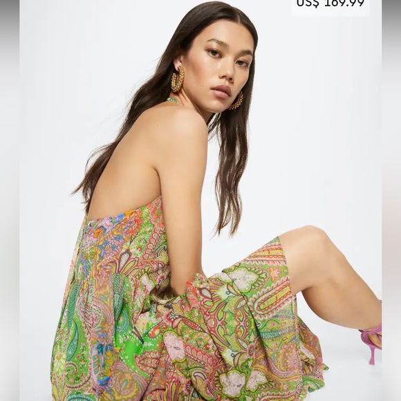 mango paisley chiffon dress MANGO Paisley Chiffon Dress